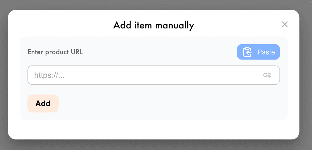 Add Items You Love